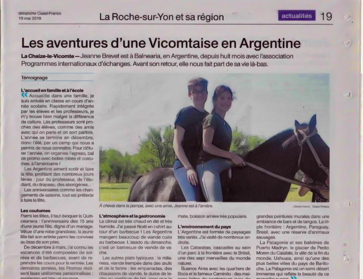 Une Française en argentine — Partir un an avec PIE