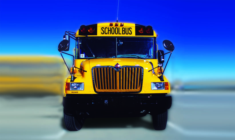Bus scolaire au Nouveau Mexique, USA - Systéme scolaire américain