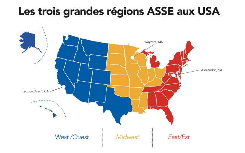 Cartes des grandes régions ASSE | PIE programme High School
