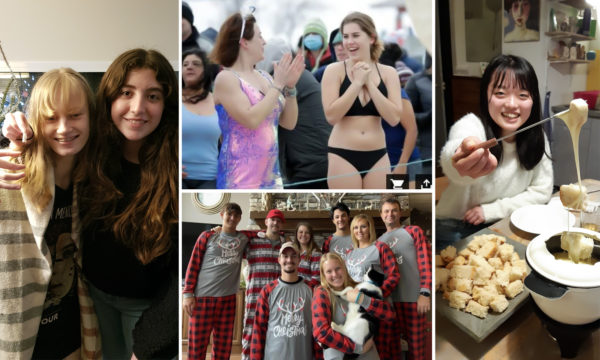 Le sourire de Constanza (Américaine), le bain de Camille (Française), le Noël de Félix (Français), la fondue de Karen (Japonaise)
