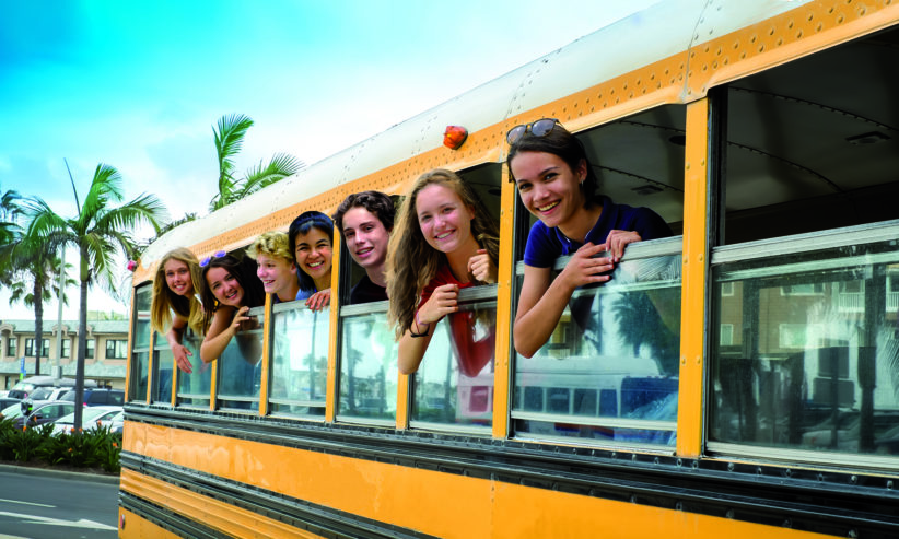 School bus, Californie, USA - Système scolaire américain