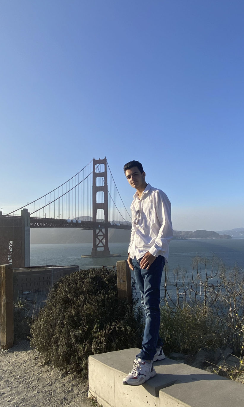 Theo et le Golden Gate Bridge, SF, USA
