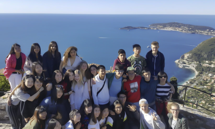 Linus, Allemand, une année en France — Vacances sur la Côte-d'Azur avec les étudiants d'échange PIE