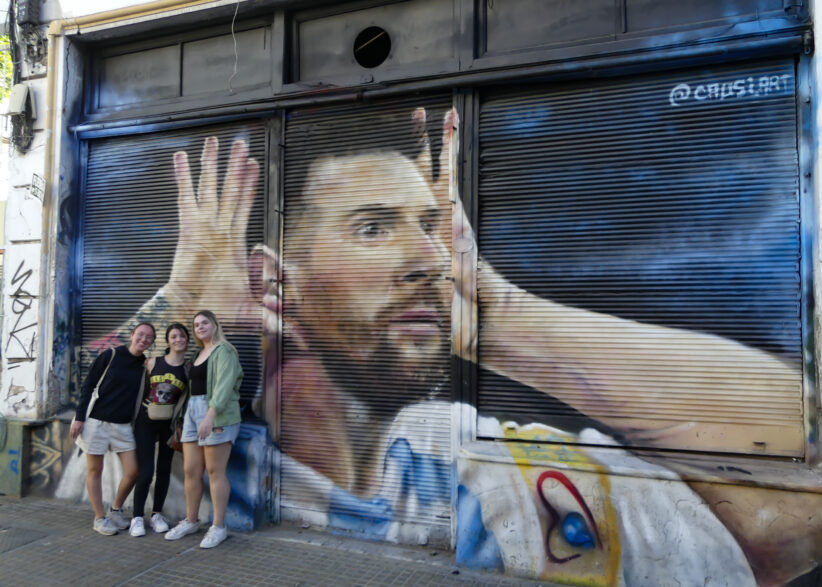 Messi et les participants au programme d'une année scolaire en Argentine - PIE