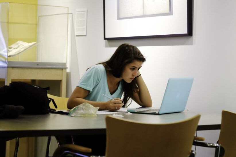 Un an sur un Campus aux USA avec PIE - À la bibliothèque