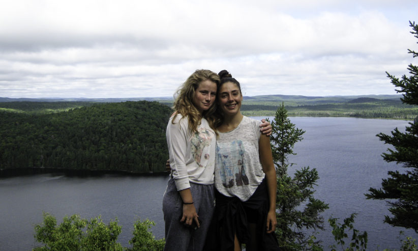 Échange trimestre, soeurs d'accueil, lac, Canada