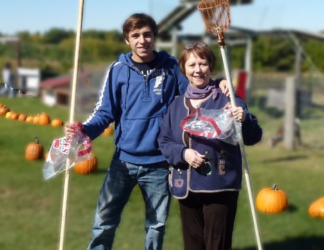 Corentin, Davenport, Iowa et sa mère d'accueil