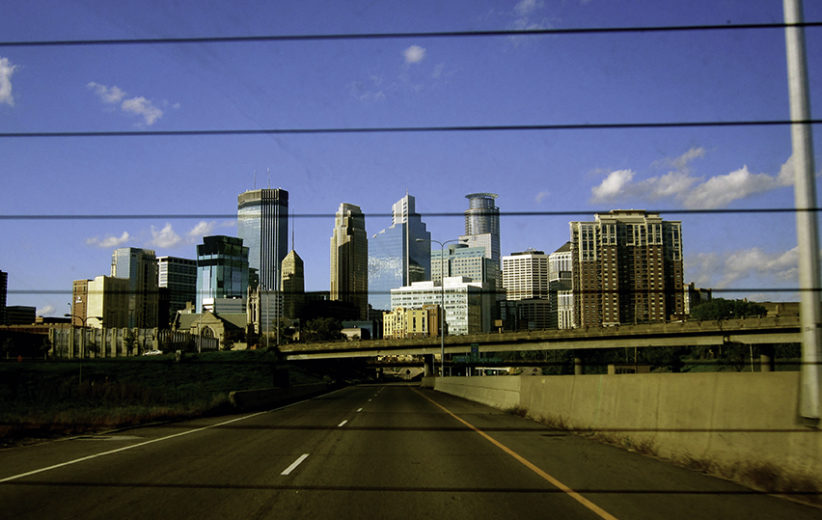 Vue d'une ville américaine, Minneapolis