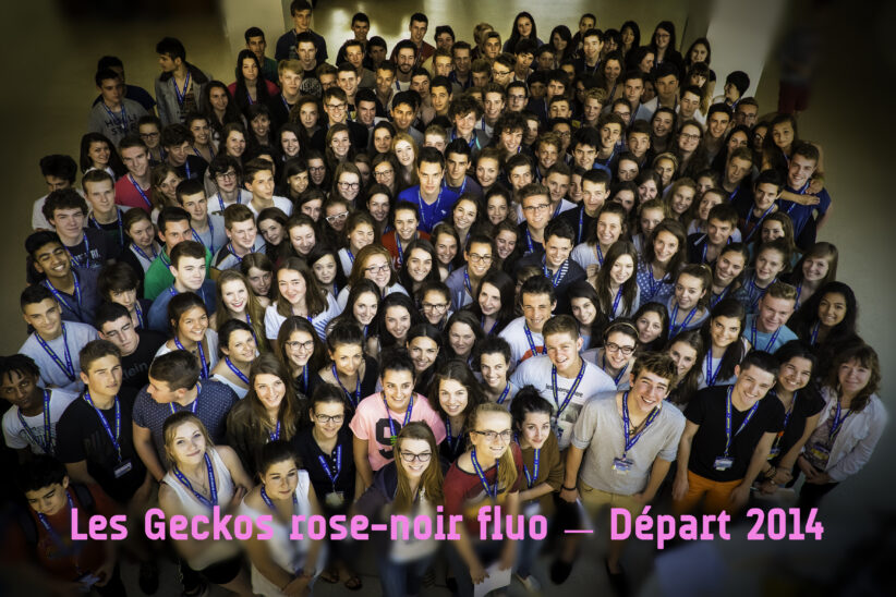 Promo ’14 — Départ à l’étranger — Les Geckos rose-noir fluo